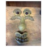 Whimsical Tree Face Sculpture