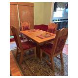 30”Wx48”Lx29.5” Dining Table and 4 Chairs