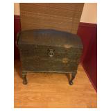 Metal Covered Trunk on Legs