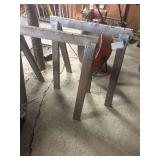 2 Wooden Sawhorses