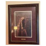 “The Bookworm” by Carl Spizweg Framed and Matted