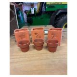 Small Terracotta Tealight Holders and Pots