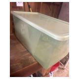 Green Plastic Tote