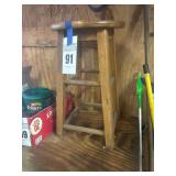 Stool with Shortened Legs