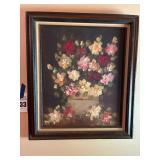Framed Still-Life Oil Painting
