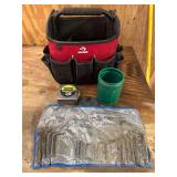 Husky Tool Caddy, Nails, Tape Measure, Hex Keys