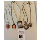 Cameo Necklace and Other Delicate Necklaces