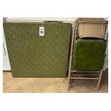 Samsonite Fold Up Table and (4) Chairs