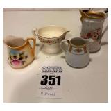 Lot of Little Creamers and Pitcher including Nippon