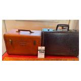 Vintage Samsonite Train Case, Vintage Suit Case