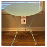 Metal Top Bistro Table