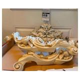 Ornate Wall Shelf (1) and Architecture Pediments (2)