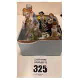 Lot of Vintage Figurines, One Marked Japan