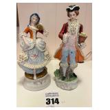 Man and Woman Vintage Figurines