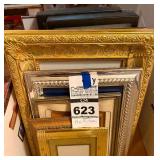 Collection of Picture Frames and Riker Cases