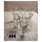 Vintage Imperial Glass Candlewick Water Goblet