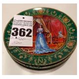 Set of Limoges Plates of Napoleon and Josephine Story
