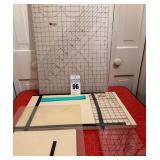 Dritz Acrylic Sewing and Quilting Boards, Rulers and Misc.