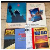 Collection of Road Atlases (6 total)
