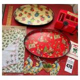 Christmas Trays, Ornaments