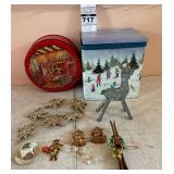 VTG Holiday Tins (2) and Contents