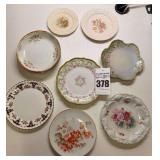 Vintage Plates in Various Sizes - Some Bone China
