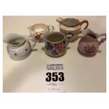Lot of Vintage Creamers