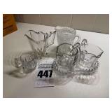 Heisey Glass Creamer, Lot of Vintage Creamers