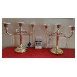 International Silver Co. Silver Plated Candelabras ( 2 total)