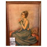 VTG Framed Painting by Unknown Artist