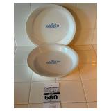 Pair of 9' Corning Ware Blue Cornflower Pie Pans