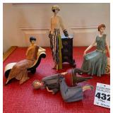 Lot of Lady Figurines