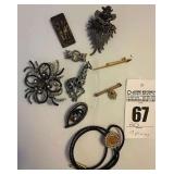 Vintage Pins, Necklace