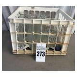 Pair of Profile 1409 Heavy Europa Bud Vases and Other Glass Vases