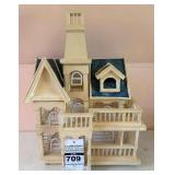 Wooden Victorian Style Dollhouse