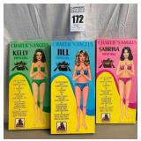 VTG 1977 The Toy Factor CHARLIE'S ANGELS Paper Dolls (3 total)
