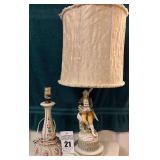 Victorian-era Porcelain Table Lamps (2 total)