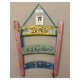 Whimsical Hand Painted Chair Back