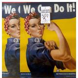 Classic Rosie the Riveter Posters (2 total)