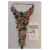 Christian Siriano Floral Statement Necklace