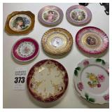 Lot of Vintage Plates including Portrait Plates