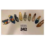 Collection of 'JUST THE RIGHT SHOE' and Other Porcelain Shoes