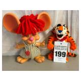 Kellogg's Tony the Tiger Promotional Plush Toy and Royalty Industries, Inc.  'Hillbilly' Mouse
