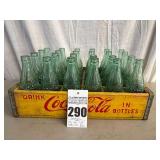 VTG Coca-Cola Wooden Case and 24 Bottles