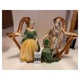 Vintage Chalkware Couple