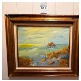 VTG Original Signed Seascape Painting