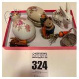 Egg Boxes, Rabbit Box, Rabbit Figurines, Carrot Box