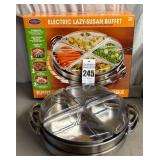 Nostalgia Electrics Electric Lazy-Susan Buffet