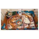 Needle Point and Embroidery Patterns, Hoops, and Supplies