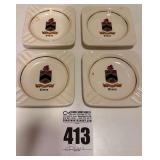 Evans Crest Ash Trays